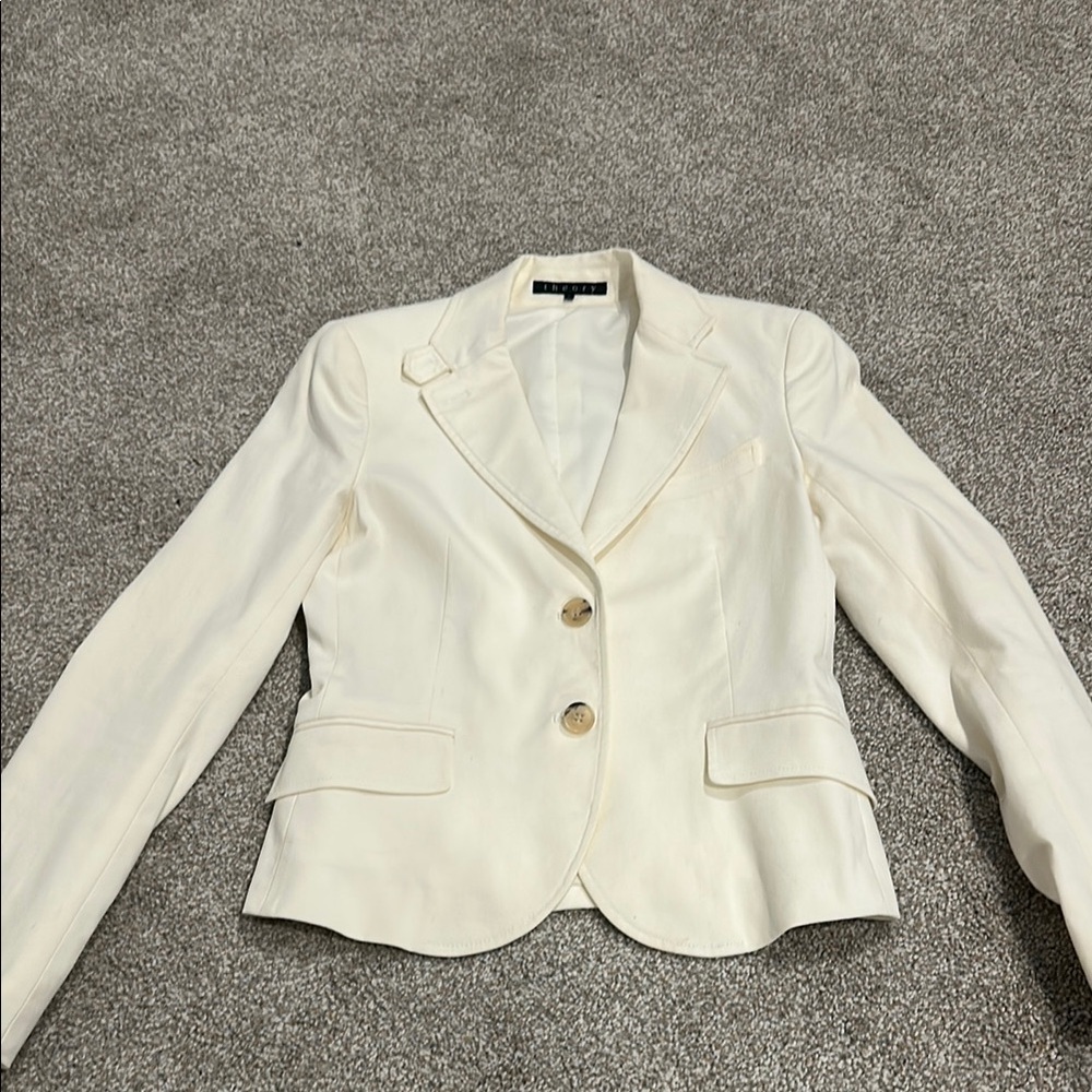 COPY - Theory Women's Cream Blazer